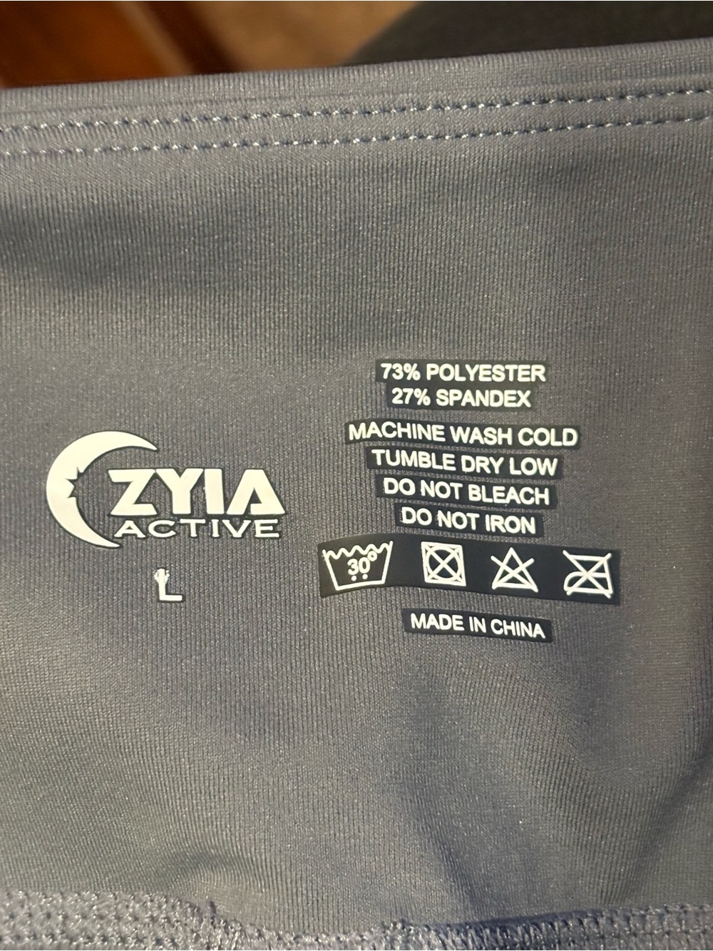 USA Active (Zyia Active) women’s gray leggings. Size L